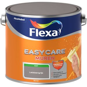 Flexa Easycare Muurverf Mat - Leisteengrijs - 2,5 liter | 8711113175517 | Verf