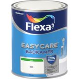 Flexa Easycare - Muurverf Mat - Badkamer - Wit - 1 liter