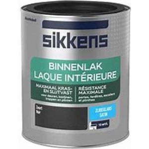 Sikkens Binnenlak Zijdeglans Zwart 0,75 Liter