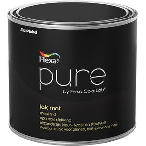 Flexa - Pure Lak Mat - 500 ML - Donkere Kleur - Waterbasis