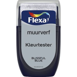 Flexa Muurverf - Kleurtester - Kleur van het jaar 2022 - Blissful Blue - 30 ml