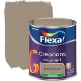 Flexa Creations - Muurverf - Extra Mat - Brave Ground - 1 Liter - Dekkend