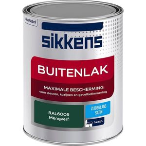 Sikkens Buitenlak - Verf - Zijdeglans - Mengkleur - RAL6005 - 1L