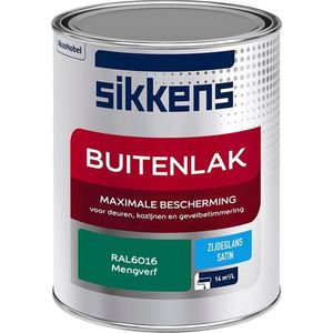 Sikkens Buitenlak - Verf - Zijdeglans - Mengkleur - RAL6016 - 1L