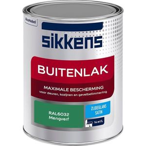 Sikkens Buitenlak - Verf - Zijdeglans - Mengkleur - RAL6032 - 1L