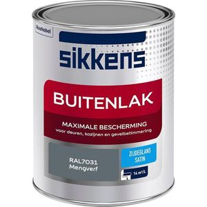 Sikkens Buitenlak - Verf - Zijdeglans - Mengkleur - RAL7031 - 1L