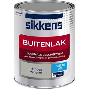 Sikkens Buitenlak - Verf - Zijdeglans - Mengkleur - RAL7038 - 1L