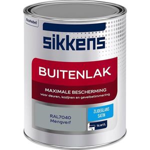 Sikkens Buitenlak - Verf - Zijdeglans - Mengkleur - RAL7040 - 1L