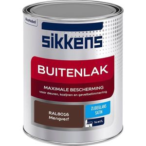 Sikkens Buitenlak - Verf - Zijdeglans - Mengkleur - RAL8016 - 1L