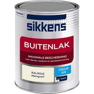 Sikkens Buitenlak - Verf - Zijdeglans - Mengkleur - RAL9012 - 1L
