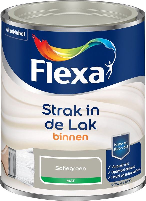 Flexa - Strak in de Lak - Binnenlak Mat - Wit - Acryl