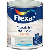 Flexa Strak In De Lak Zijdeglans Grijsgroen 750ml