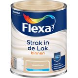 Flexa Strak In De Lak Zijdeglans Hazelbruin 750ml