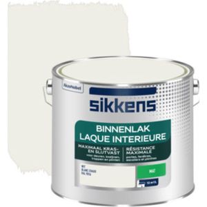 Sikkens Binnenlak Mat Ral 9016 2,5 Liter