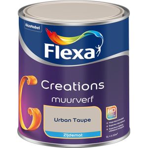 Flexa Creation Muurverf Simply Urban Taupe Zijdemat 1l | Muurverf