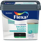 Flexa Lak Mooi Makkelijk Keukenkasten Zwart Mat 750ml | Lak