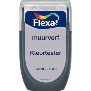 Flexa Muurverf Tester Living Lilac 30ml 1 Stuk - Verf en Verfbenodigdheden - Verfwinkel is tot 50% goedkoper