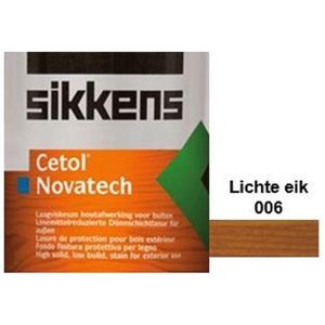 Sikkens Novatech - Beits - Transparante high solid houtbescherming -  Lichte eik - 006 - 1 L