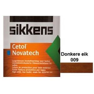 Sikkens Novatech - Beits - Transparante high solid houtbescherming -  Donkere eik - 009 - 1 L