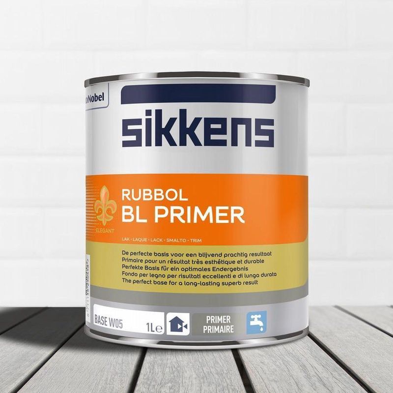 Sikkens - Rubbol BL Primer - Grondverf - Donker - 1 Liter - Waterbasis