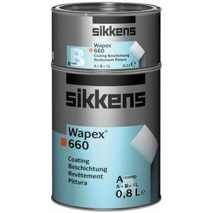 Sikkens Wapex 660 Satin - 2K 1 liter Kleur - Vloer Betonverf & Vloercoating - Waterbasis - Verfwinkel is tot 50% goedkoper