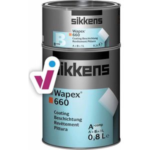 Sikkens Wapex 660 - 1 Liter - Wit / Kleur | 8711115252018 | Verf