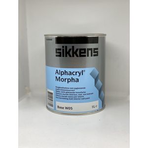 Alphacryl Morpha Hoogkwalitatieve niet opganzende matte binnenmuurverf - wit - 1L