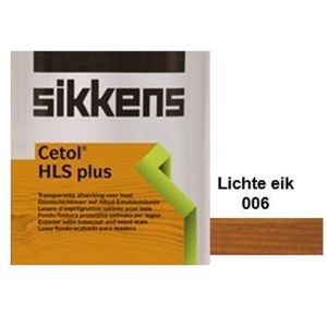 Sikkens HLS plus - Beits - Transparante matte houtbescherming - Lichte eik - 006 - 1 L