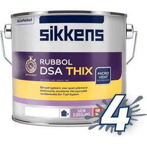 Sikkens Rubbol DSA Thix 2,5 liter 100% Wit - Schakel- & Systeemverf