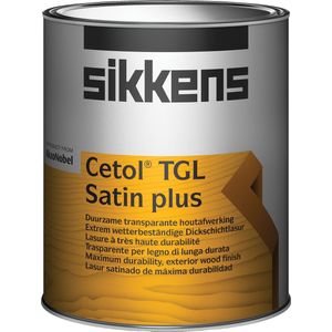 Sikkens Cetol TGL Satin Plus Inhoud: 1 liter, Kleur: Blank | 8711115298948 | Verf