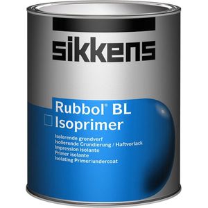 Sikkens Rubbol BL Isoprimer - Wit 1 Liter 100% Wit - Grondverf & Primer
