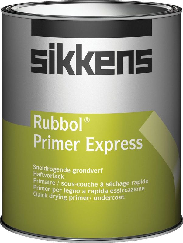 Sikkens - Rubbol Primer Express - Grondverf - Donker - 1 Liter - Terpentinebasis