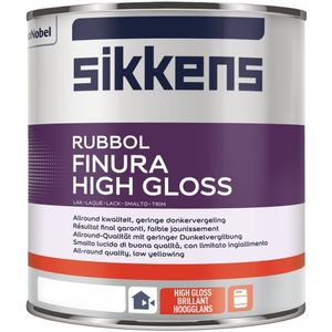 Sikkens Rubbol Finura High Gloss - Op Kleur Gemengd - 1L