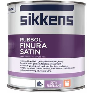 Sikkens Rubbol Finura Satin 1 liter - RAL 9010