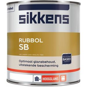 Sikkens Rubbol SB - 1 Liter - Wit / Kleur | 8711115334158 | Verf
