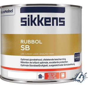 Sikkens Rubbol SB - Lakverf - Dekkend - Terpentine basis - Wit