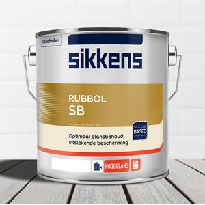 Sikkens Rubbol Sb - Lakverf - Dekkend - Buiten - Terpentine basis - Hoogglans