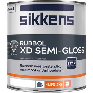 Sikkens Rubbol XD Semi Gloss Lakverf Dekkend Terpentine basis Wit