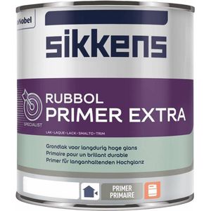 Sikkens Rubbol Primer Extra - 1 Liter - Wit / Kleur | 8711115334370 | Verf