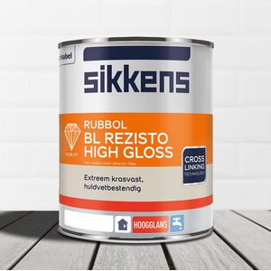 Sikkens Rubbol BL Rezisto High Gloss - 1 Liter - Kleur | 8711115337067 | Verf | Lakverf Binnen