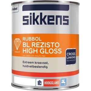 Sikkens - Rubbol BL Rezisto High Gloss - Lakverf - Wit - 1 Liter