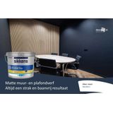 Sikkens Alphacryl Pure Mat SF Wit 10 liter wit Muurverf Dekkend Binnen Mat