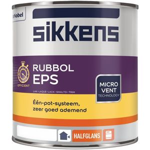 Sikkens Rubbol EPS Wit 1 liter op kleur Beits Dekkend Buiten Glans