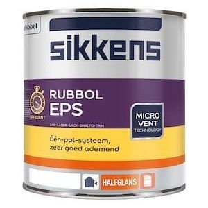 Sikkens Rubbol EPS Plus Alkyd 1L zuiver wit RAL9010