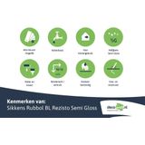 Sikkens - Rubbol BL Rezisto Semi-Gloss - Lakverf - Wit - 0,5 Liter