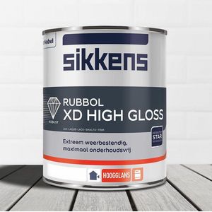 Sikkens Rubbol XD High Gloss | 2,5 Liter - Wit | Lakverf | Sigma Lak | Lakverf buiten | Houtverf | Houtverf buiten