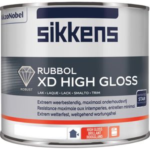 Sikkens Rubbol XD High Gloss Lakverf Dekkend Terpentine basis Wit
