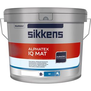 Sikkens Alphatex Iq Mat Wit 10L