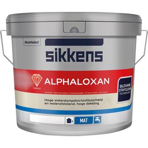 Sikkens Alphaloxan 10 liter Kleur - Muurverf - Waterbasis - Verfwinkel is tot 50% goedkoper