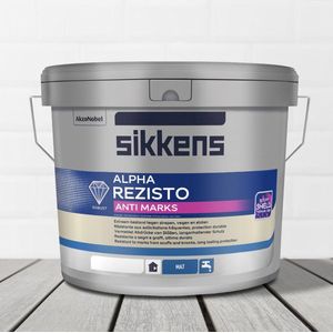Sikkens Alpha Rezisto Mat – Anti Marks 5 liter Kleur - Muurverf - Verfwinkel is tot 50% goedkoper